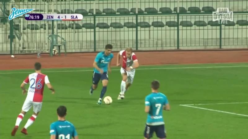 Момент дня: невероятный гол Терентьева в матче против «Славии»